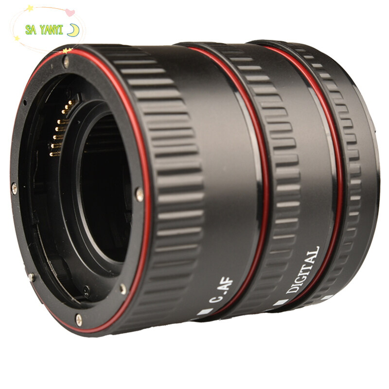 YANYI Bộ 3 Ống Mở Rộng Macro Vòng Lấy Nét Tự Động Phụ Kiện Ống Kính Slr