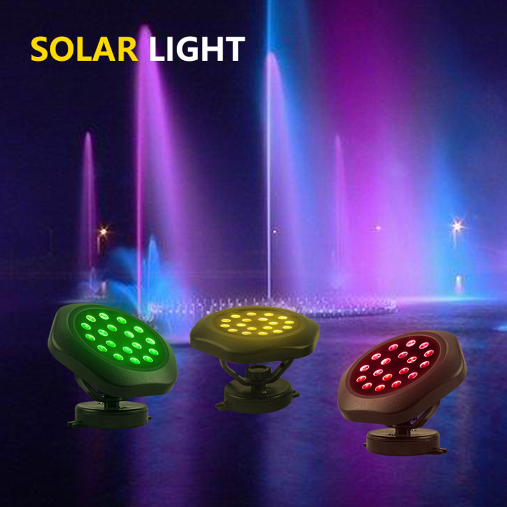 Solar Powered Pond Lights Solar Underwater Pond Lights IP68 Waterproof ...