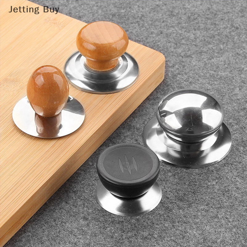[Jettingbuy] Bán chớp nhoáng 1 chiếc vỏ Nắp nồi chảo nấu ăn thay thế bếp thông dụng bền nắm tay cầm