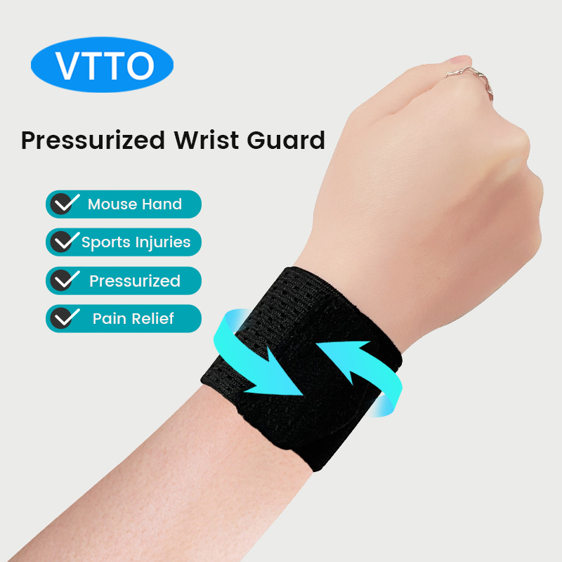VTto 1 cái có dây đeo cổ tay áp lực thể thao bóng rổ thể dục badmintonanti bong gân độ co giãn cao hấp thụ mồ hôi và cổ tay thoáng khí bảo vệ