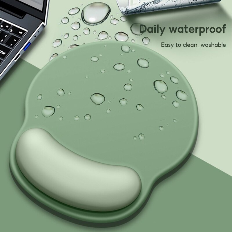 Tbtic đệm cổ tay cầm chuột trò chơi hỗ trợ nghỉ ngơi Ergonomic thoải mái Silicone không trượt mềm mại cho máy tính máy tính xách tay máy tính bảng