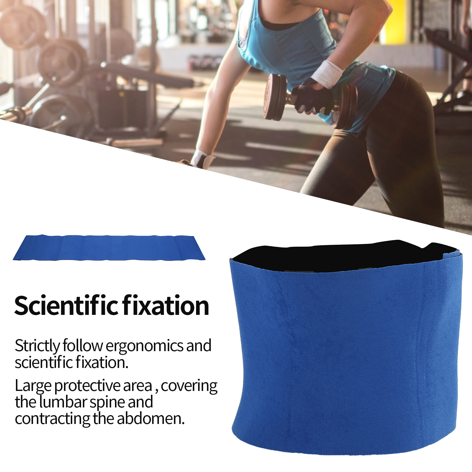 Balll Neoprene Waist Support, Waist Support Surface Comfortable Elastic Waist Support Belt Waist Trainer Belt with Strong Stretchability for Cycling for Ball Sports