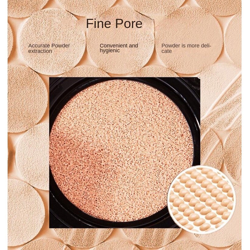 Genuine【CHXERL Flawless Phấn Nén Bb Cream Dạng Nén 】Phấn Phủ Cc Kem Nền Dạng Lỏng Kem Che Khuyết Điểm Lỏng Làm Sáng Trang Trọng Gói + Gói Thay Thế