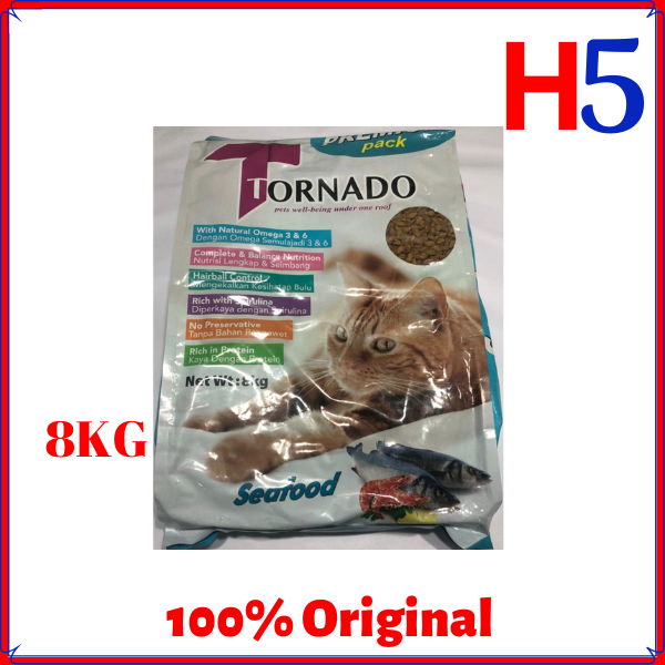 Makanan Kucing Kering Tornado
