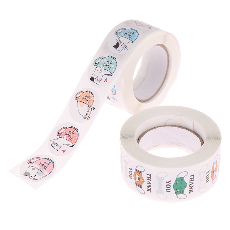 TANG Cute unicorn mermaid thank you Stickers Kawaii Kids 500pcs Cartoon ...