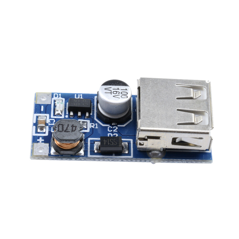 Aideepen Bo Mạch Tăng Tốc Màu Xanh Dương 0.9-5V, Mô Đun Tăng Cường Điện Thoại Di Động USB 0.9-5V Sang 5V