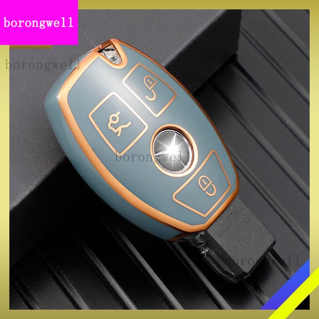 2019 New High Quality For Mercedes Benz C Class W204 Glc 260 C200 Cla Gla 200 Shell Decoration Protection Key Fob Cover Case For Car