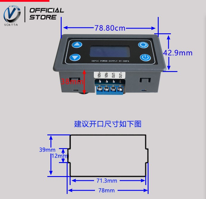VOKTTA PWM xung tần số nhiệm vụ chu kỳ điều chỉnh Module Square Wave Rectangular Wave Signal Generator