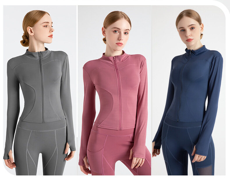 SUPERFLOWER Dames UV-beschermingsjack Slim Gym Yoga Shirts Outdoor Fietsjack Fiess Sporttops_voghion.com
