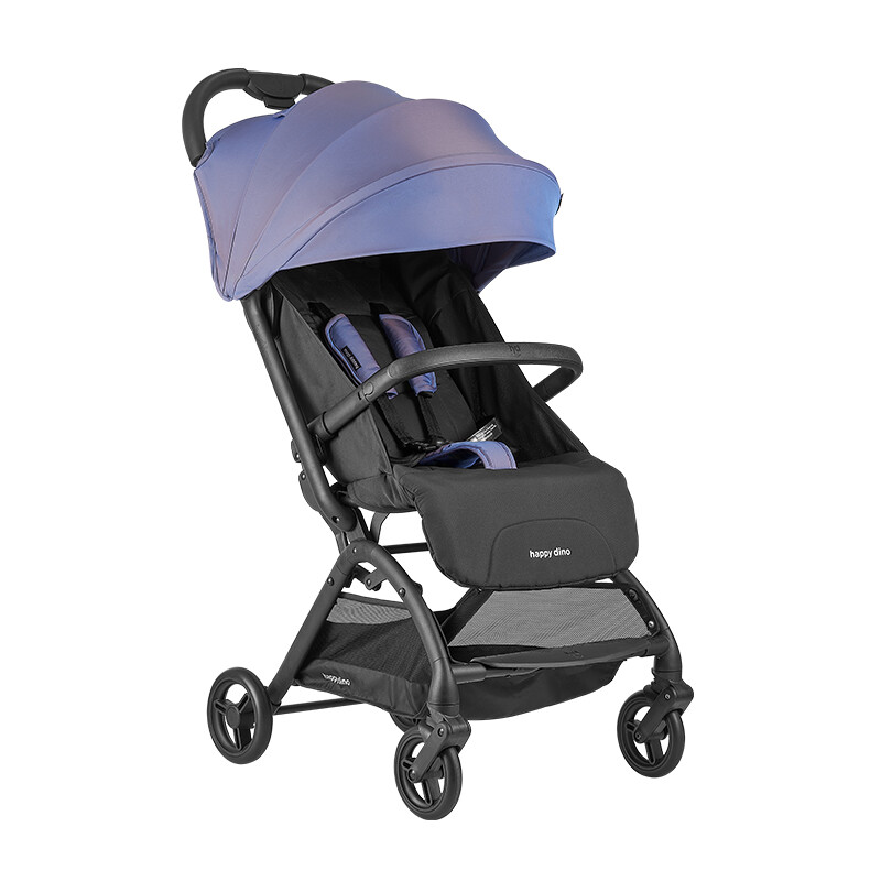 happy dino A Lightweight Convertible Four-Wheel Baby Stroller with