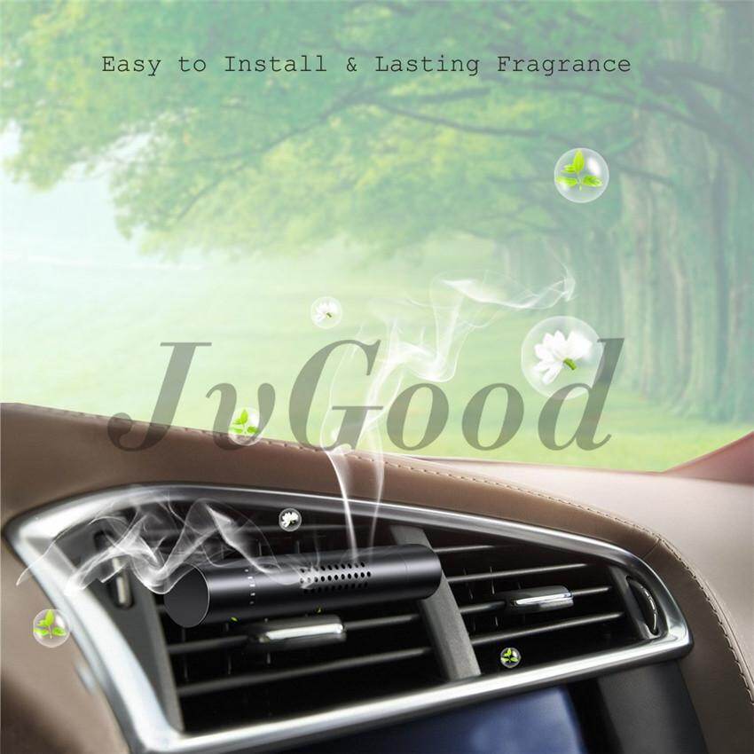 JvGood Car Solid Perfume Car Air Freshener Auto Perfume Essential Oil Diffuser Car Solid Aroma Stick Car Fragrance Diffuser Vent Clip Long-lasting Fragrance - Black