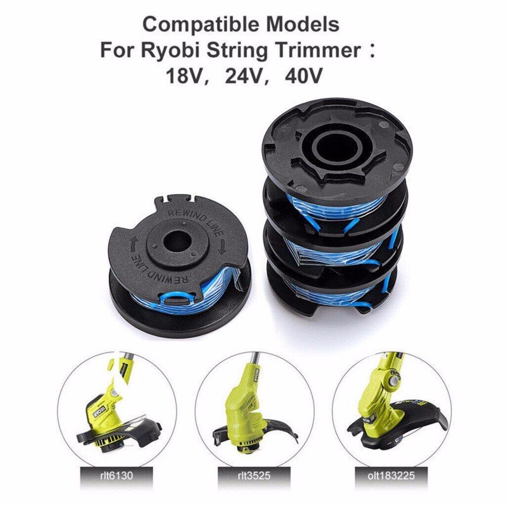 String Trimmer Line For Ryobi One Ac14rl3a .065 Line And Spool For Ryobi 18 24 Cord Wire String Grass Cutter Trimmer Line