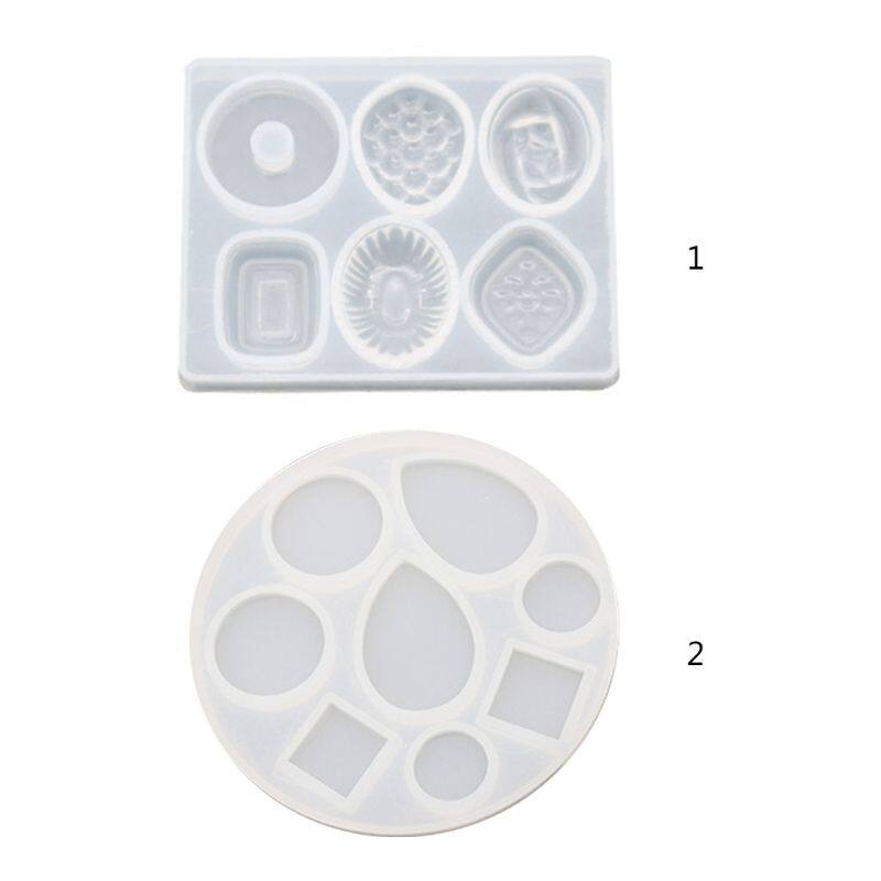 Exquisite Candy Oval-shaped Silicone Mold for Creative Epoxy Resin Casting Mold Paperweight Resin Mold for DIY Epoxy Cra