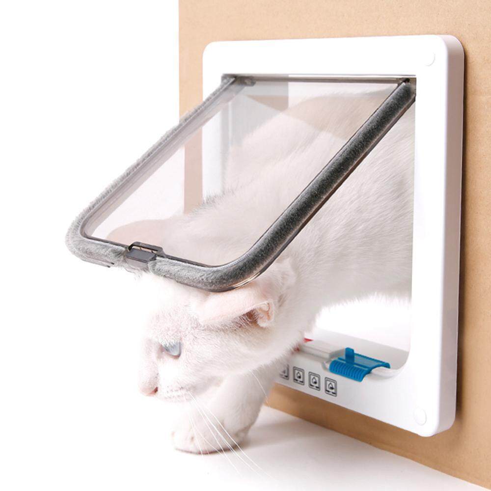 Etersummer Cat Flap Door With 4 Way Lock Magnetic Pet Door Kit