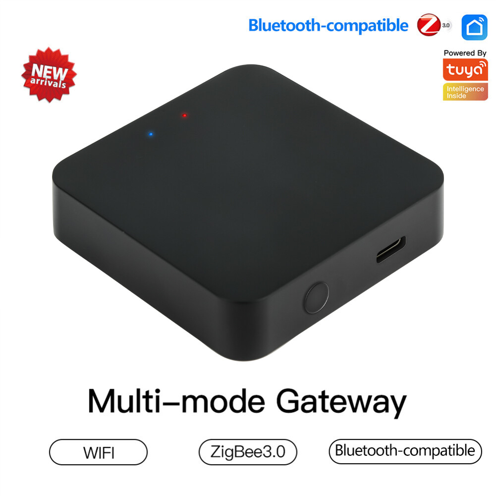 E Life Smart Store Tuya Smart ZigBee 3.0 Gateway Blue-tooth Compatible Multi-mode Hub Wireless Bridge Tuya Smart Life Control Control Of 128 Devices As Strong Performance Works For Alexa Google Home