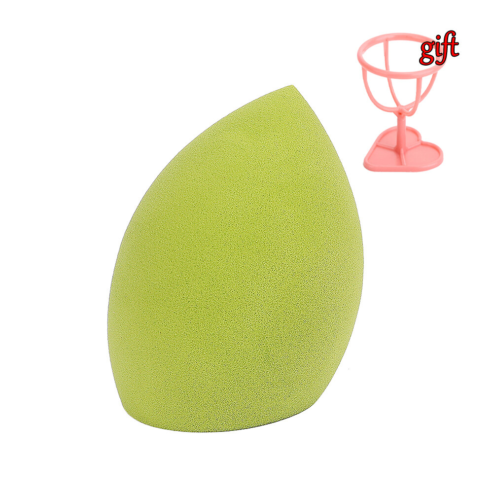 DORISNA [Free  Sponge Rack] Big Size Makeup Sponge Egg Water Drop Oblique Cut Beauty Egg Foundation Blending Puff Dry and Wet Giant Soft Skin-friendly Make-up Sponge