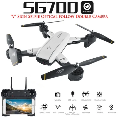 SG700 RC Drone Quadcopter WiFi FPV Dual Camera 2.0MP 720P HD Optical Flow Position Altitude Hold