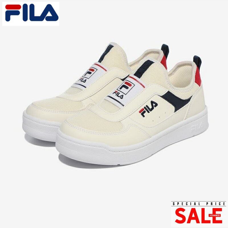 FILA Korea FILA Kids Veltrap Slip on KD White Blue White Shoes Size mm Lazada PH