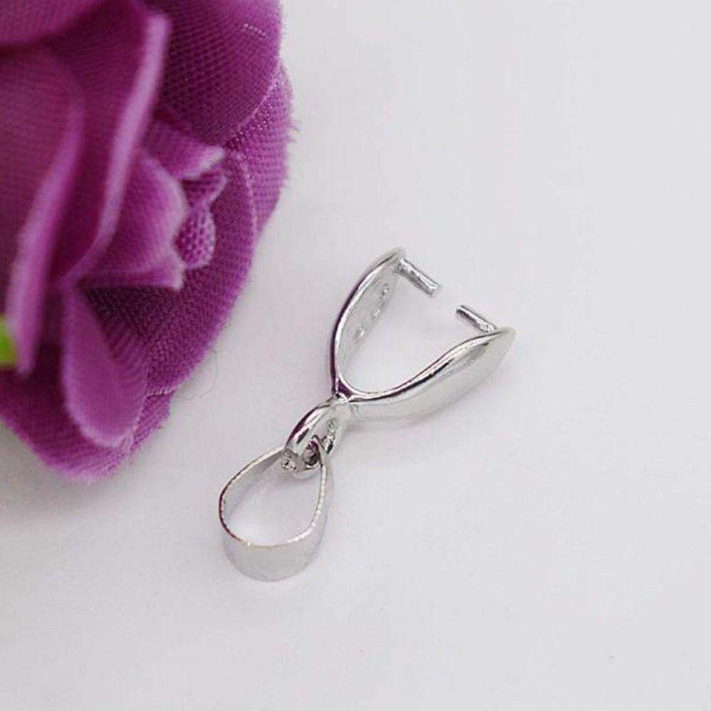 To 20mm Bale Gold Drop Findings Pinch Clasp Bail Pendant Connector