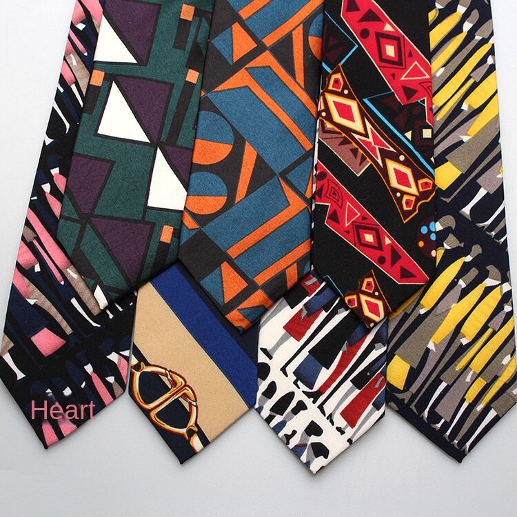 Polyester printed tie Men's and Women's Casual Tie