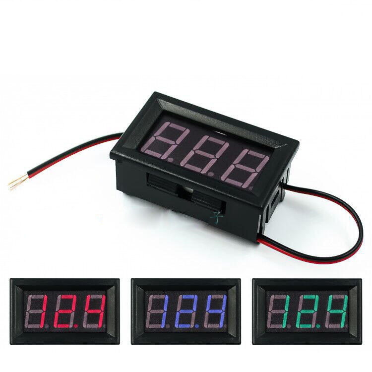Vôn Kế DC Hai Dây Đầu DC4.5V-30.0V Bảo Vệ Kết Nối Ngược Vôn Kế Kỹ Thuật Số Led 0.56 Inch