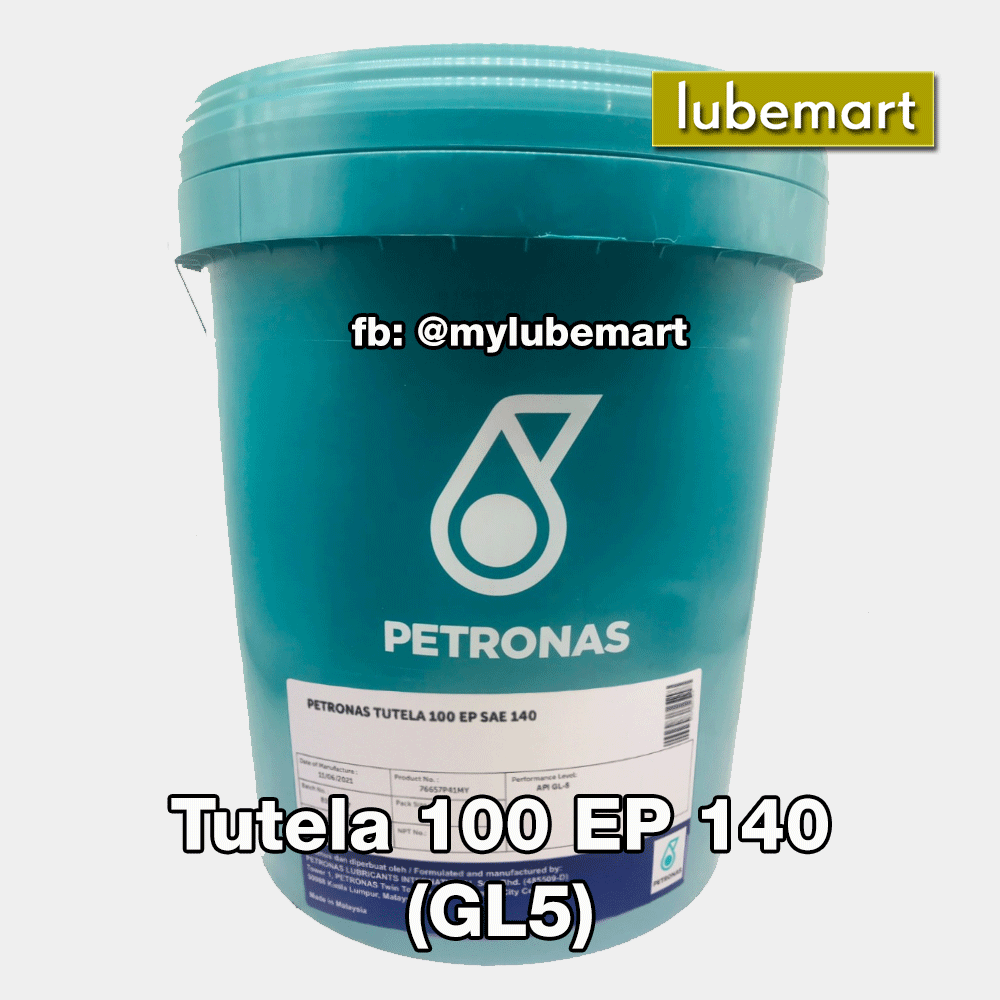 Petronas Tutela 100 EP 140 (18 Liters) Gear Oil 18 Liters Lazada