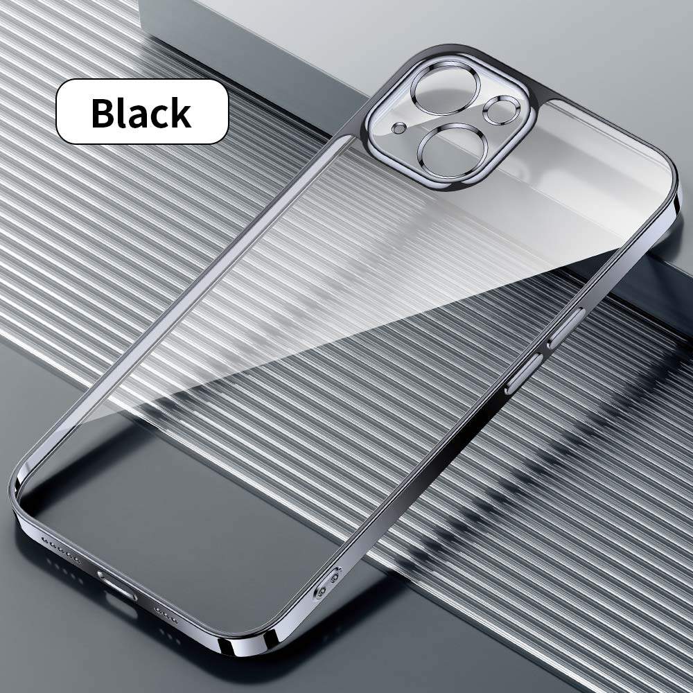 SmartDevil Plating Glass Phone Case for iPhone 14 Pro max Case iPhone 14 Pro Case iPhone 14 Plus 14 Case Soft edge Glass Case Anti Fingerprint Protect From Scraping