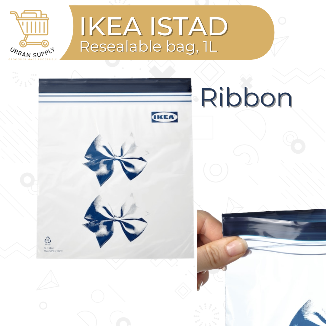 IKEA ISTAD Resealable Bag Various Sizes Various Colors Ziplock Bag Zip