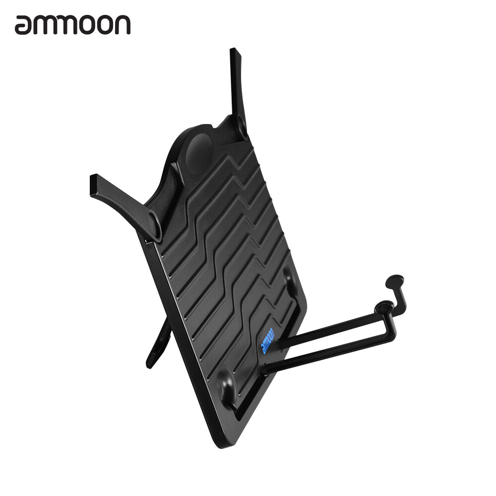 [ammoon]quà bí mật Giá Để Nhạc Mini , Giá Để Tài Liệu Đọc Sách Điện Thoại Thông Minh Cầm Tay Vật Liệu ABS Nhẹ, Màu Đen