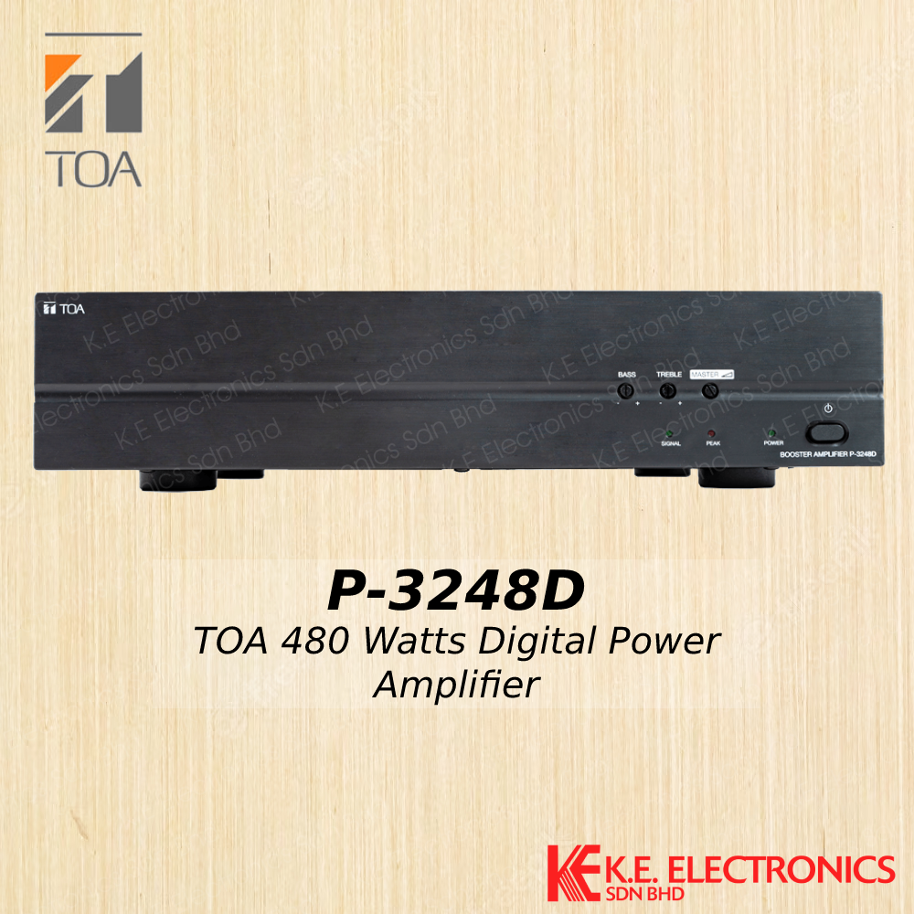 Toa P D Watts Digital Power Amplifier Lazada