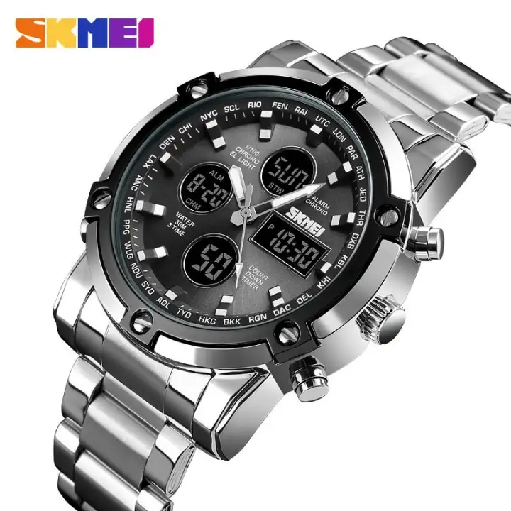 skmei watch military time