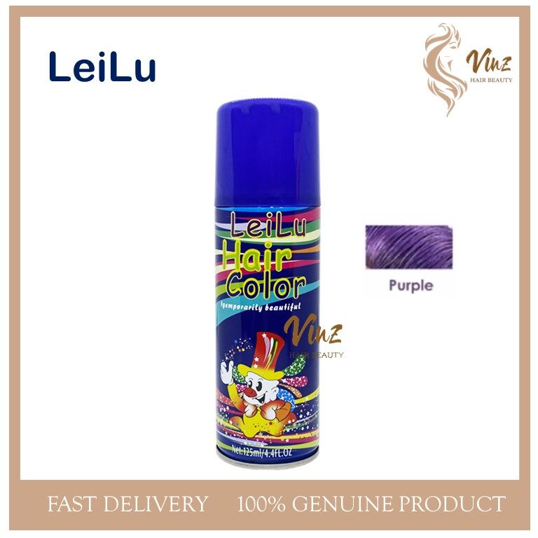 LeiLu Temporarily Hair Color Spray 125ml Lazada