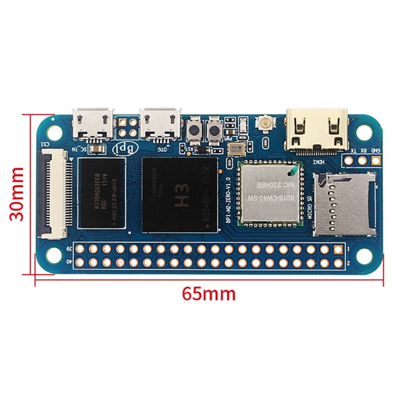 Banana Pi BPI-M2 Zero Quad Core Single-Board 512MB Development Board Computer Alliwnner H2+ Same As Raspberry Pi Zero W