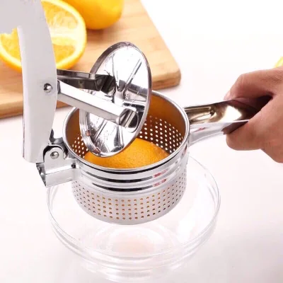 STAINLESS STEELL MANUAL JUICER FRUIT SQUEEZER HAND PRESS LEMON LIME MASHED POTATO MAKER🦉