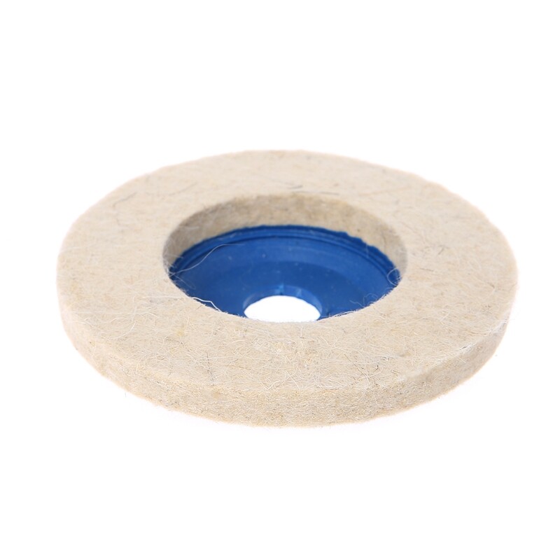 5 Cái 4 ''Vòng Đánh Bóng Bánh Xe Nỉ Len Đánh Bóng Pad Buffer Disc Công Cụ