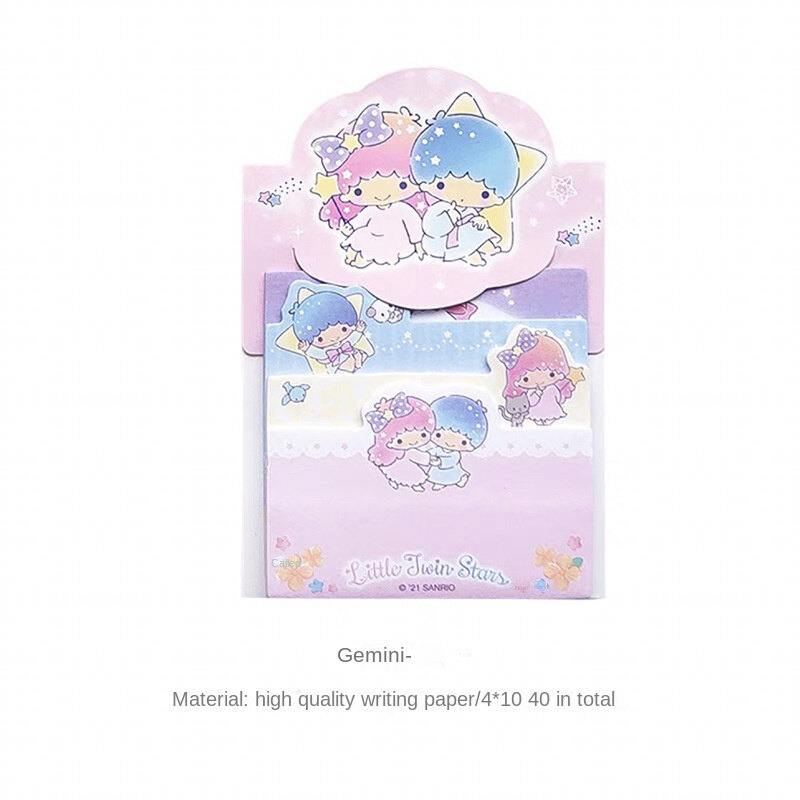 [Colorfulhome]Ready Stock 40 Sheets Sanrio Post-it Notes Sanrio Sticky Note Cute Sticky Notes Paper Paper Creative Tear Off Memo Message Reminder Note Pad Stationery Gifts