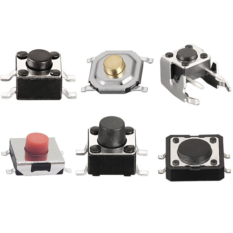 20PCS 6×6×7mm 6*6*7mm Tact Tactile Push Button Switch DIP-4Pin