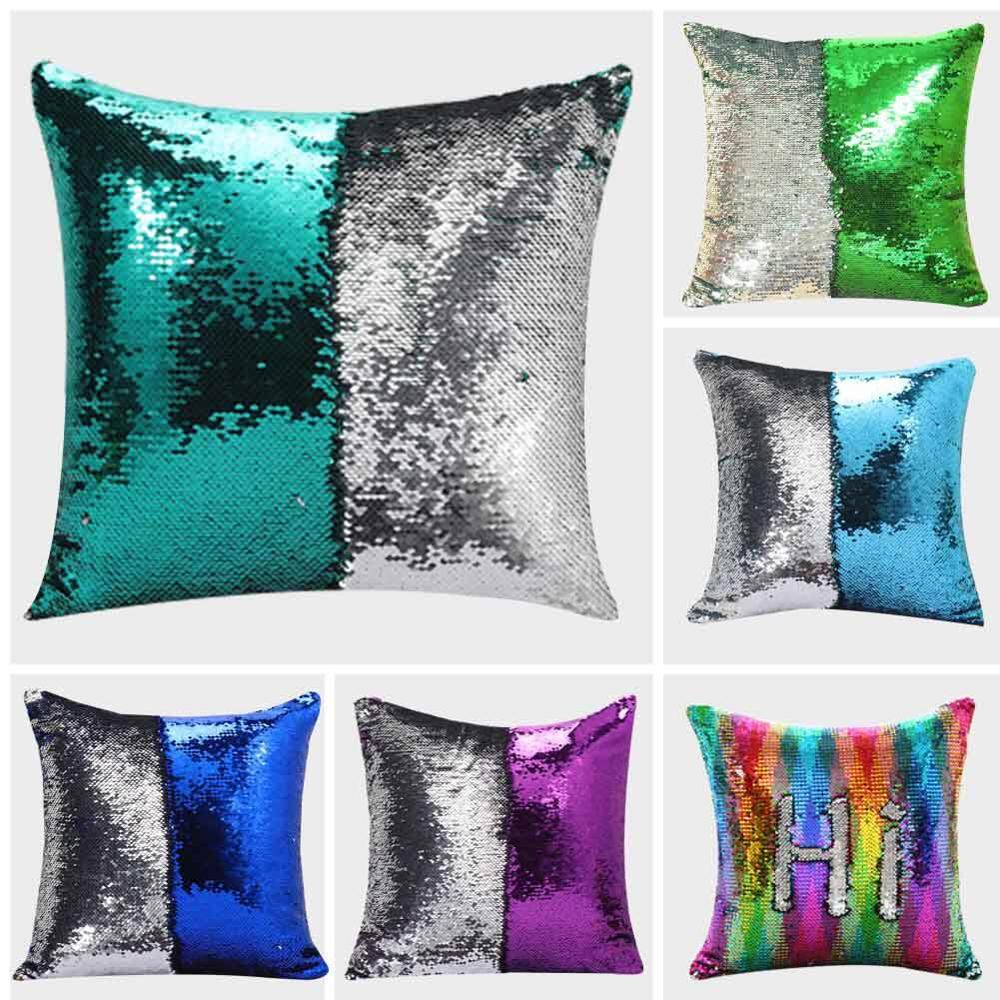 sequin cushion cover