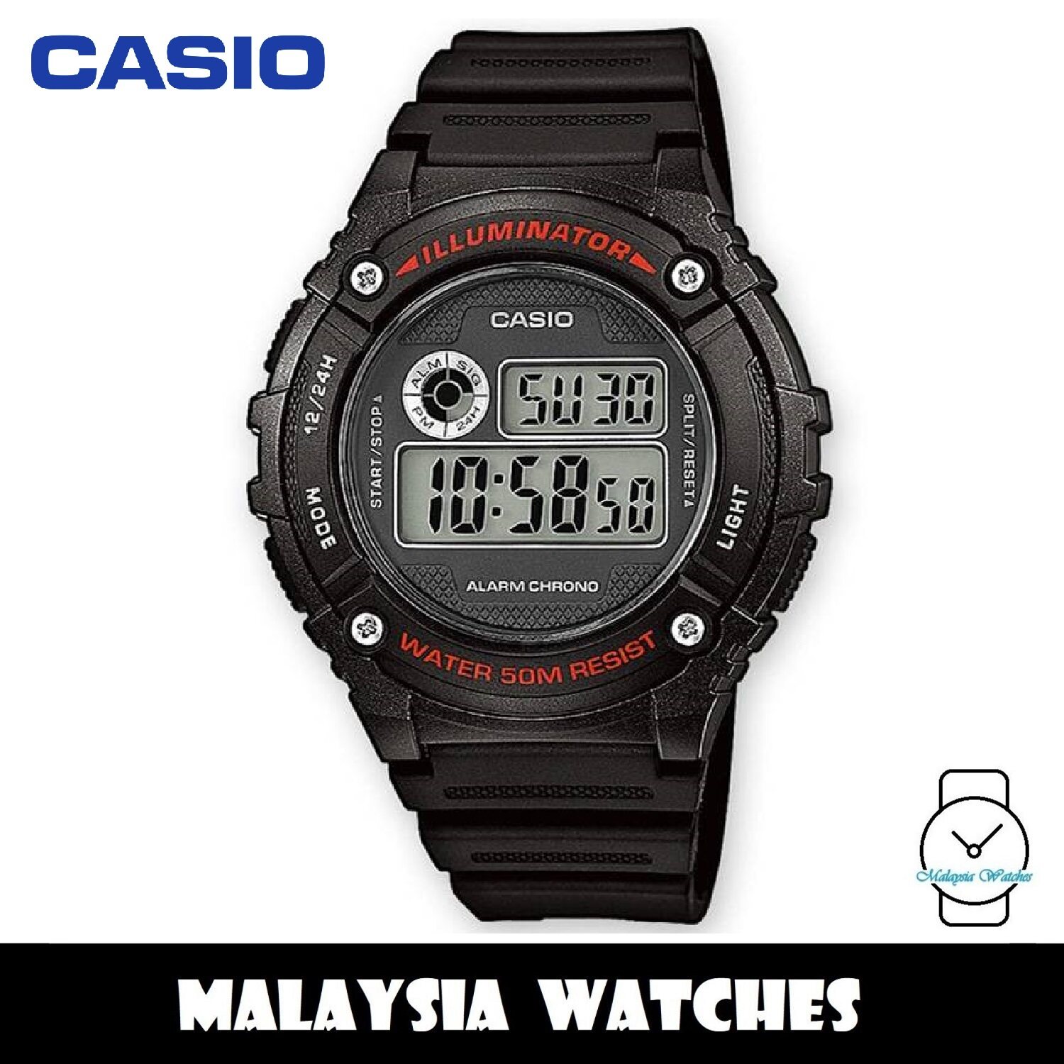 Casio w best sale 216 h