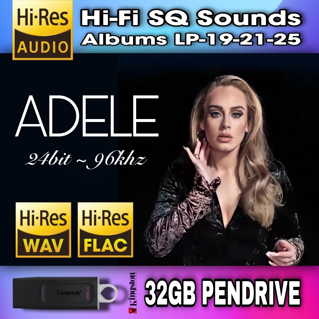 ADELE Song Music│32GB-USB │绝对值得收藏│HI-Res FLAC Free Lossless Audio Codec