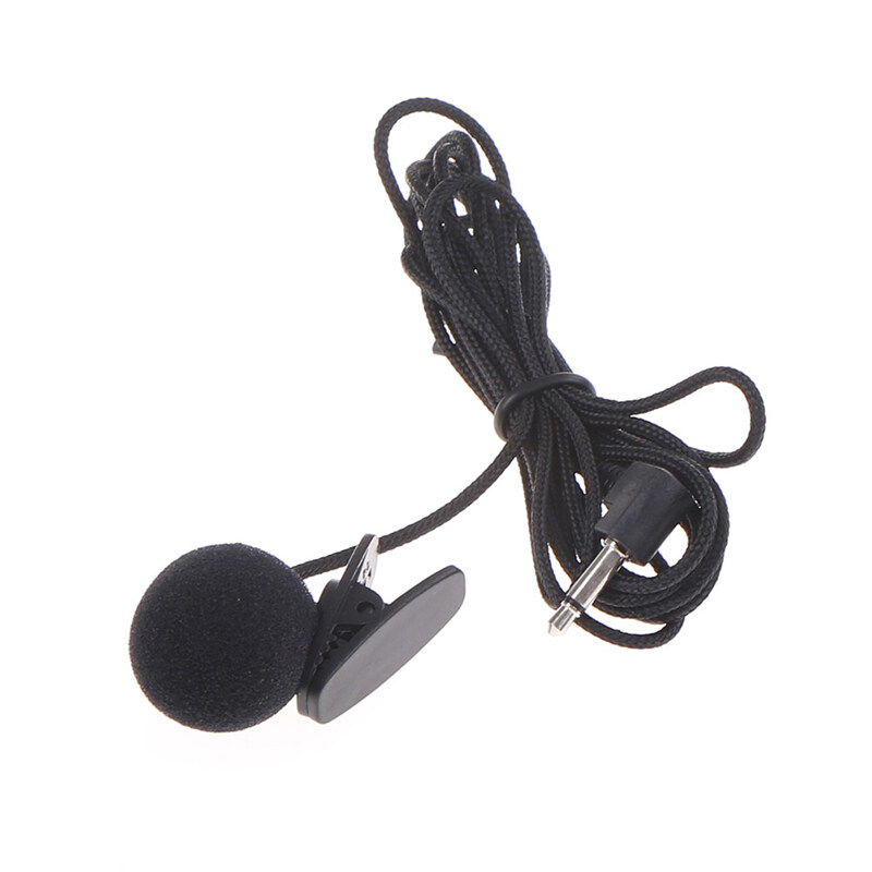 Mini Mic Microphone Case for SmartPhone Recording PC Clipon Lapel