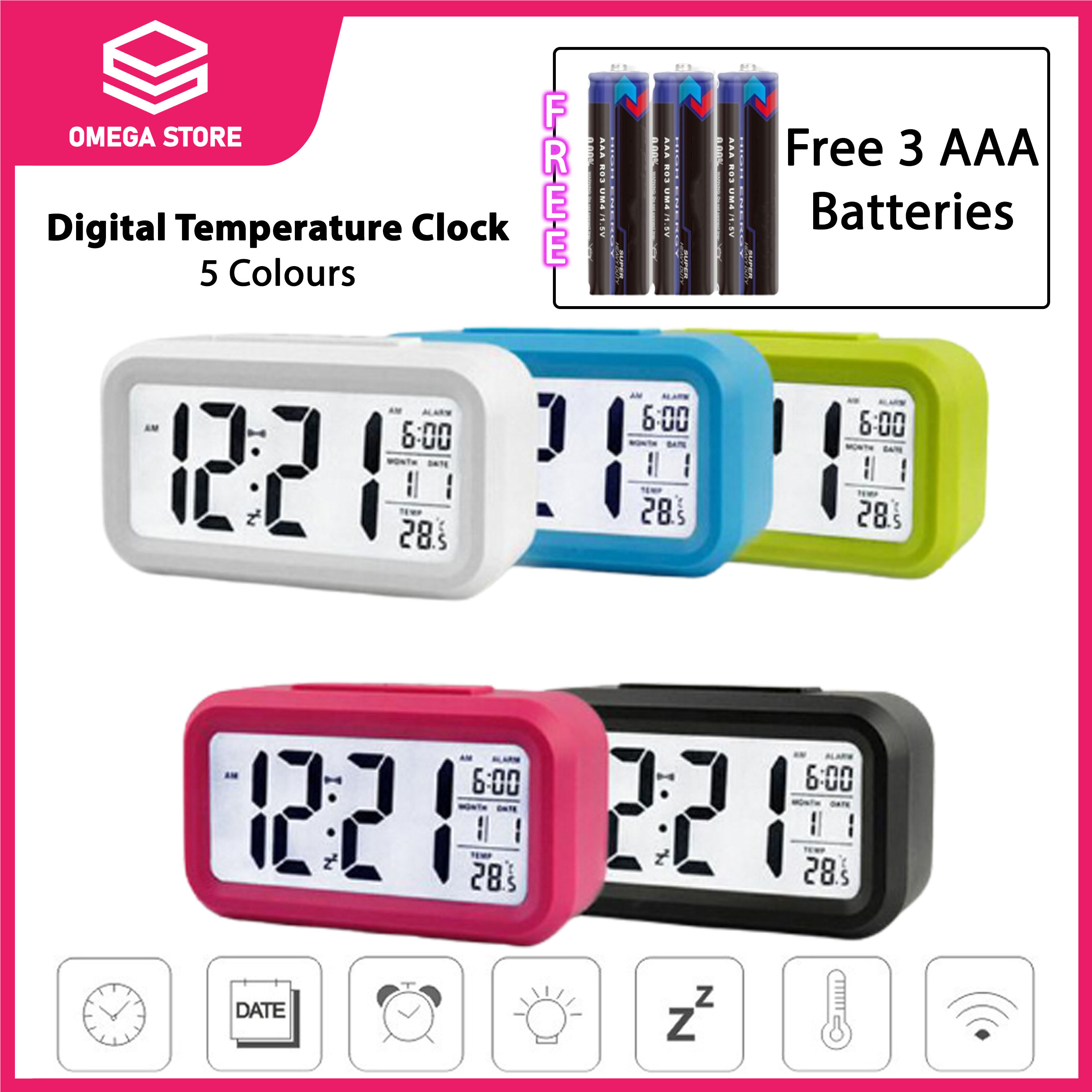 Beli jam bilik tidur Pada Harga Terendah  Lazada.com.my