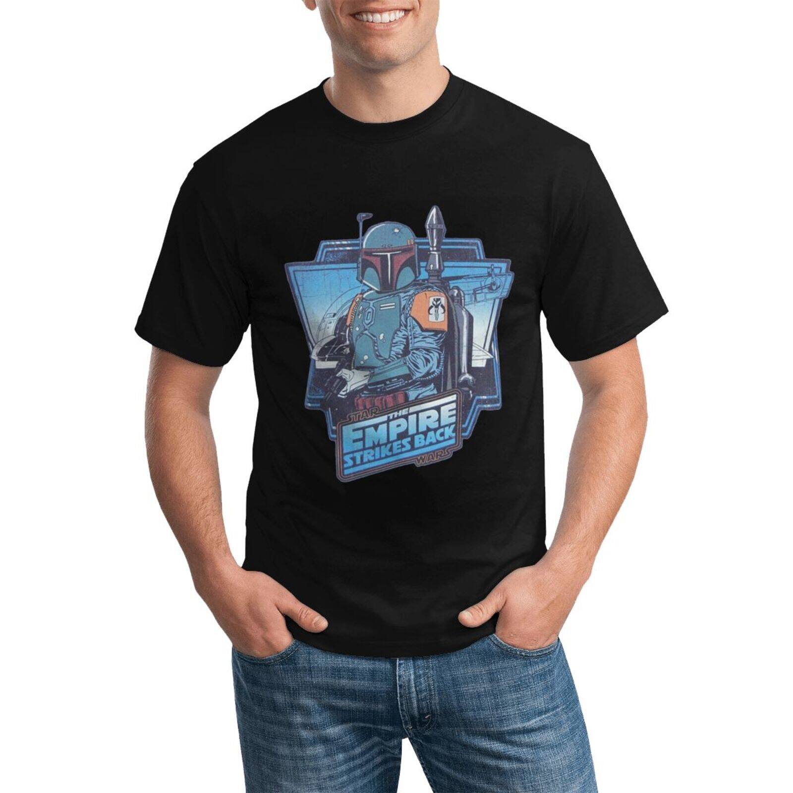 Best Selling Top Quality Gildan Tee Shirt Star Wars Boba Fett The Empire Strikes Various Colors Available