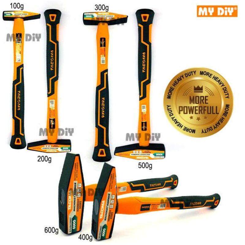 MYDIY Online2u - Heavy Duty TACOMA Machinist Hammer With Anti Slip Handle available in 100g, 200g, 300g, 400g, 500g or 600g