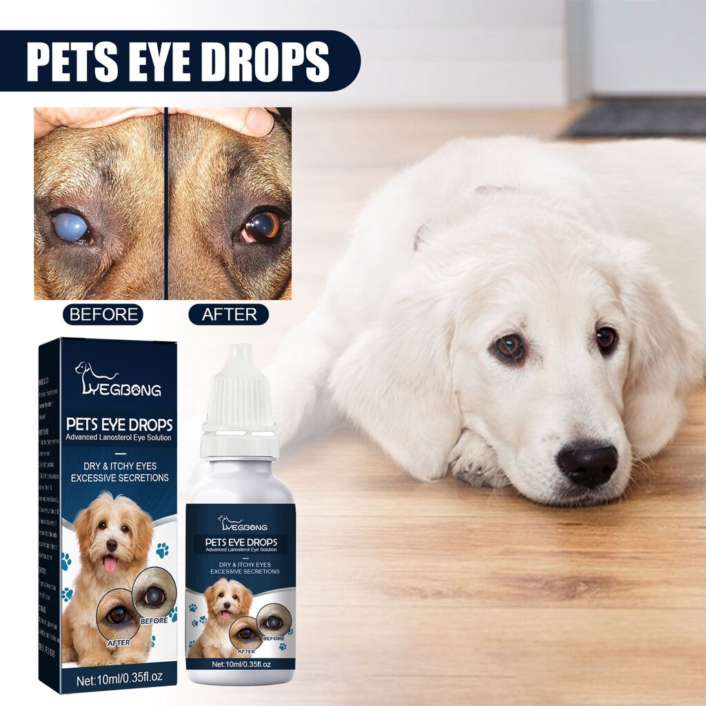 Lanosterol Soothing Eye Drops For Dogs Cataract Drops For Pets