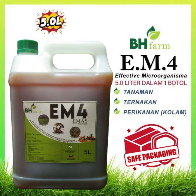 Em4 5 Liter Effective Microorganism EM4 Pertanian Em4 Penternakan EM4 ...