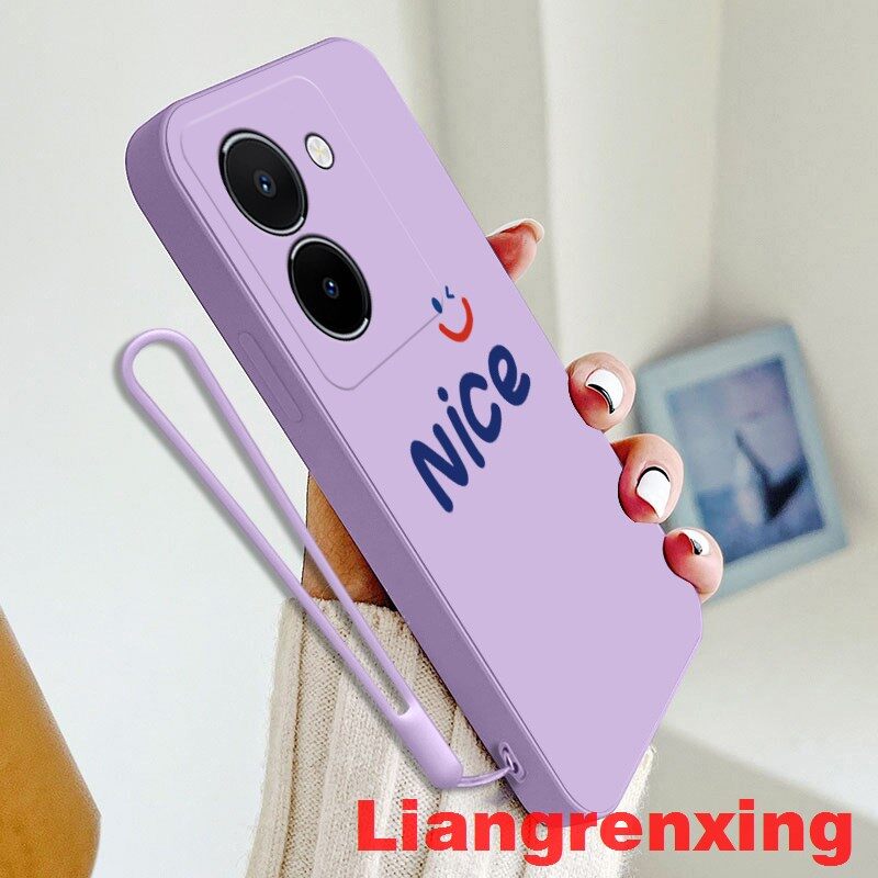 Casing VIVO Y36 4G phone case Softcase Liquid Silicone Protector Smooth shockproof Bumper Cover new design YTNC01