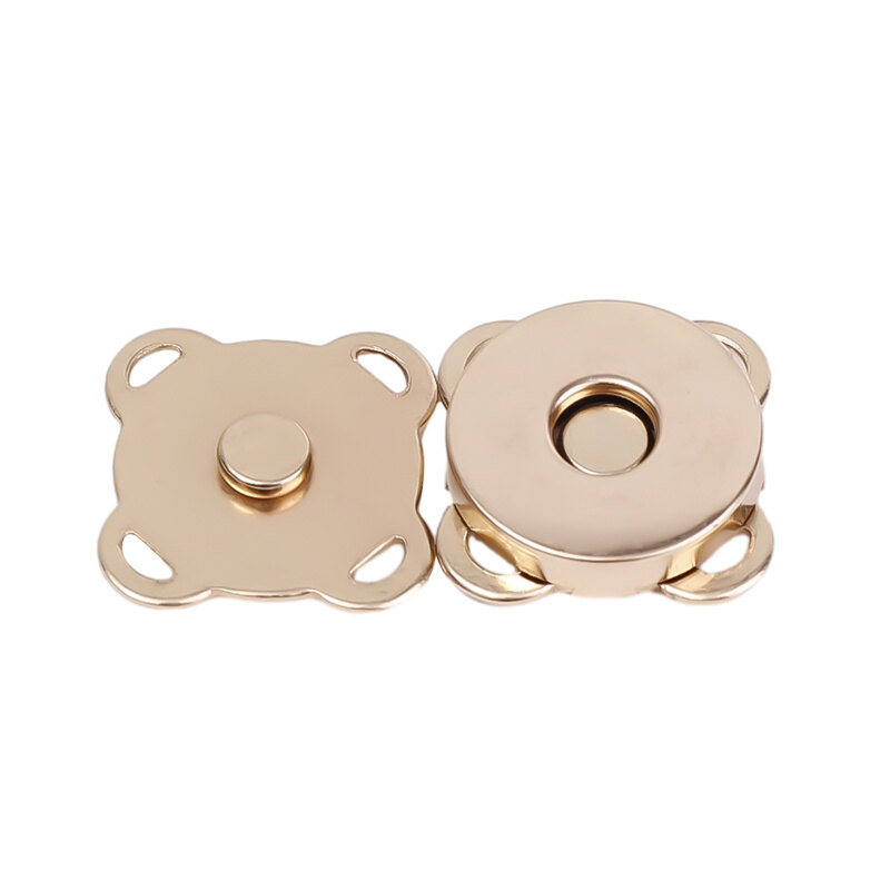 1Sets Magnetic Snap Button Metal Plum Blossom Sew on Button Clasps Fasteners for Purses Handbag Clothes DIY Accessories