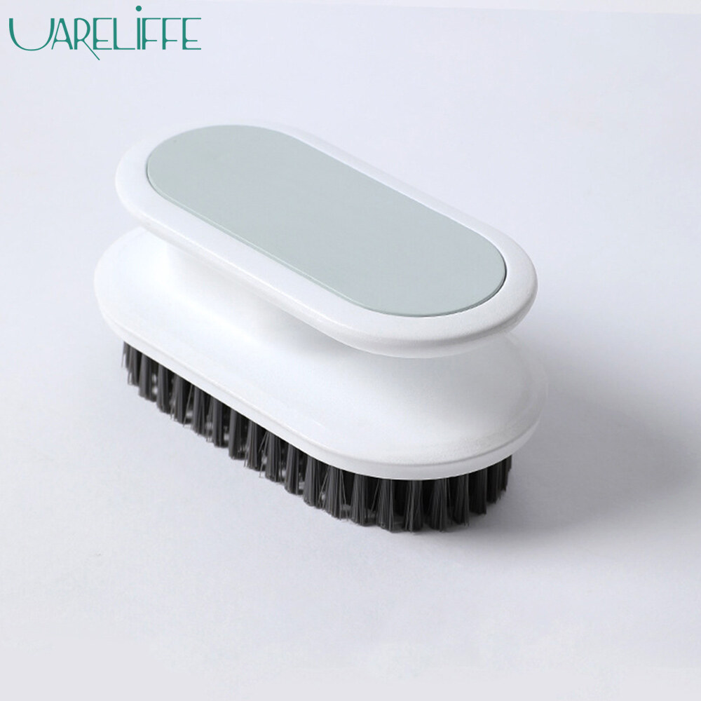 Uareliffe Cleaning Brush With Handle Magic Wipe Kitchen Sink Pool Brush Bathroom  Kitchen Cleaner Multi-purpose Brush Long Bristles PP Handle For House Work Intensive Bristles Comfort Handle For Home