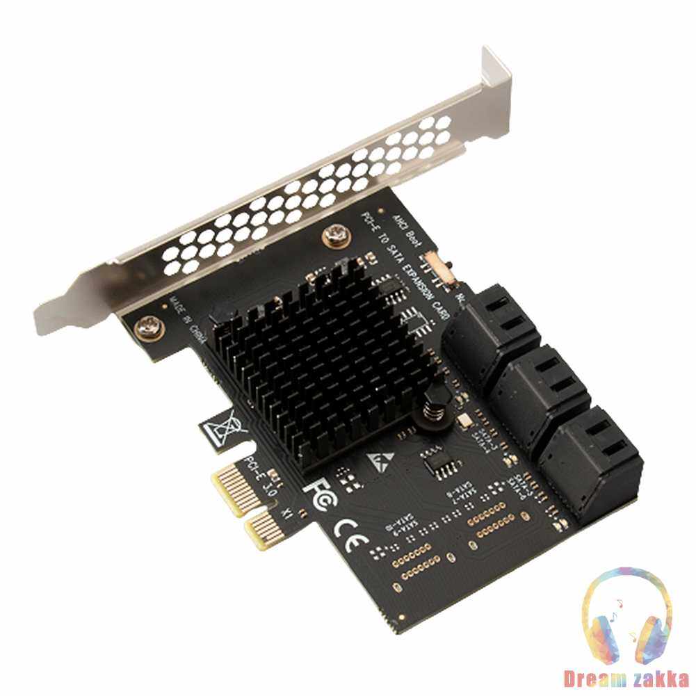 Pci-e 1x to sata3.0 6 port extender pci express 6gbps desktop computer adapter